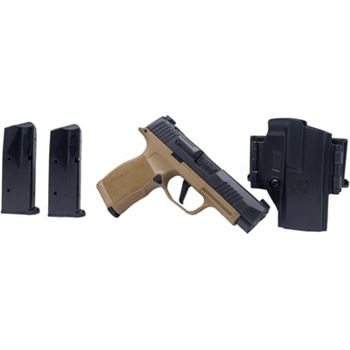 Sig Sauer P365 XL Flat Dark Earth / Black 9mm 3.7" Barrel 15-Rounds Value Pack - $569.99 ($9.99 S/H on Firearms / $12.99 Flat Rate S/H on ammo) - $569.99