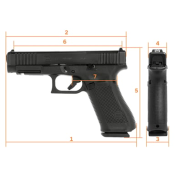 Glock G47 Mos Factory Refurbished 9mm 4.47" Barrel 17 Rnd - $499.99 ($7.99 Shipping On Firearms) - $499.99