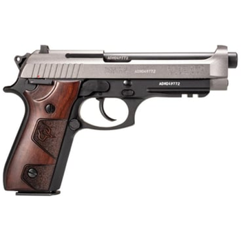 TAURUS PT92 9mm 5" 17rd Pistol Two-Tone Wood Grips - $529.99 (Free S/H on Firearms) - $529.99