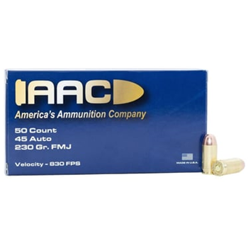 AAC .45 ACP Ammo 230 Grain FMJ 50rd Box - $22.99 - $22.99