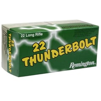 Remington 22 Thunderbolt .22 Long Rifle 40 Grain Round Nose Brass Cased Rimfire Ammo, 500 Rounds, 21241 - $33.39 (Free S/H over $49 + Get 2% back from your order in OP Bucks) - $33.39