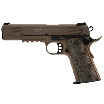 Walther Colt 1911A1 Rail 22LR 12+1 FDE - $313.99 ($9.99 S/H on Firearms / $12.99 Flat Rate S/H on ammo) - $313.99