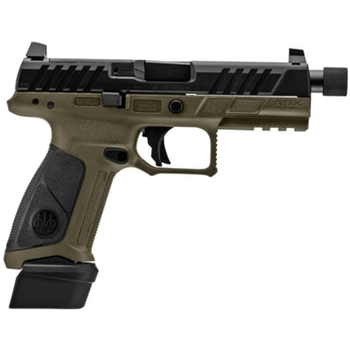Beretta APX A1 Tactical OD Green 9mm 4.8" Barrel 21-Rounds - $549.99 ($449.99 after $100 MIR) ($9.99 S/H on Firearms / $12.99 Flat Rate S/H on ammo) - $549.99