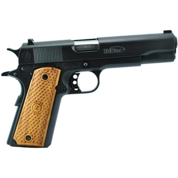 TriStar American Classic Government 1911 9mm 5" Barrel Blued Black Manual Thumb Safety Fixed Sights 8rd - $359.98 ($7.99 Shipping On Firearms) - $359.98