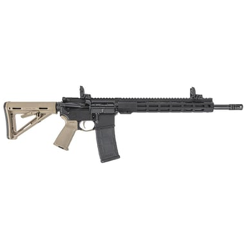 PSA 16" Mid-Length 5.56 NATO 1/7 Nitride 13.5" Hex M-Lok MOE EPT Rifle w/MBUS Sight Set, FDE - $579.99 + Free Shipping