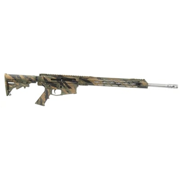 BC-10 .308 Right Side Charging MACHAI Camo Cerakoted Rifle 20" 416R SS SOCOM Barrel 1:10 Twist Rifle Length Gas System 15" MLOK Split Rail No Magazine - $546.11 - $546.11