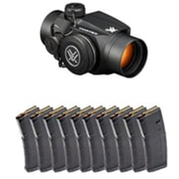Vortex Sparc II 2MOA Red Dot, SPC-402 &amp; 10 Magpul PMAG Gen2 MOE 5.56x45 30rd Magazines - $139.9 - $139.90