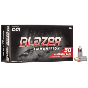 CCI Blazer Ammunition 9mm 115 grain Full Metal Jacket Aluminum 1000 Round Case - $200 - $200.00