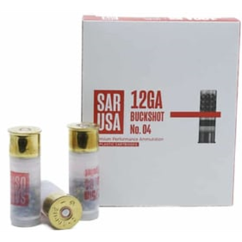 SAR USA 12 Gauge #4 Buck Shot 2.75" 27 Pellet 10Rnd - $4.99 - $4.99