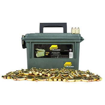 AAC 9mm Ammo 124 Grain FMJ 500rd With 30 Cal Plano Ammo Can - $149.99 - $149.99