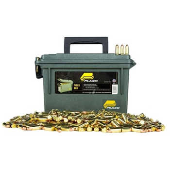 AAC 9mm Ammo 124 Grain FMJ 500rd With 30 Cal Plano Ammo Can - $149.99 - $149.99