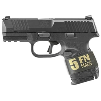 FN 509C 9mm 3.7" Barre 1-12Rnd, 1-15Rnd &amp; 3-24Rnd Mags Black - $479.99 after code "FNINST100" - $479.99