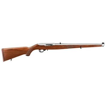 Ruger 10/22 Carbine International 22LR 18.5" 10rd Stainless Walnut Mannlicher Stock - $499.99 ($7.99 Shipping On Firearms) - $499.99