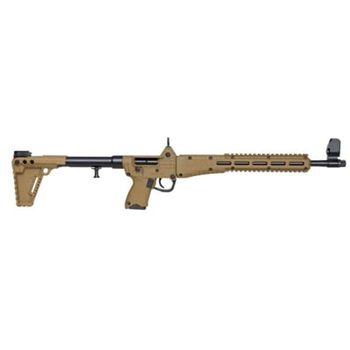 Kel-Tec SUB-2000 Blued/Tan Synthetic 9mm 16.1-inch 15 Rds Glock19 Magazines - $380.99 ($9.99 S/H on Firearms / $12.99 Flat Rate S/H on ammo) - $380.99