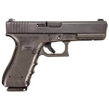 GLOCK G17 Gen4 9mm 4.49" 17rd Pistol w/ Night Sights POLICE TRADE-IN - $389.99 (Free S/H on Firearms) - $389.99
