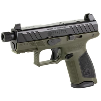 Beretta APX A1 Compact Tactical 9mm 4.2" 15rd Pistol, Black/OD Green - JAXA1C915TAC - $429.99 ($329 after $100 MIR) - $429.99