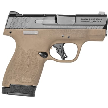 Smith &amp; Wesson M&amp;P9 Shield Plus 9mm 3.1" 13rd Black FDE - $346.98 (email price) ($7.99 Shipping On Firearms) - $346.98