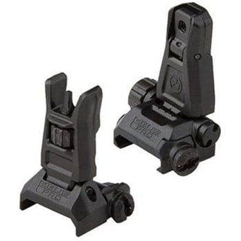 MAGPUL AR-15 Flip-Up MBUS Pro Backup Sight Set Black - $118.99 after code "BUILDER15" - $118.99