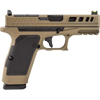 Live Free AMPX 9mm Pistol 3.9" 17rd, Cerakote FDE - $449.99 - $449.99