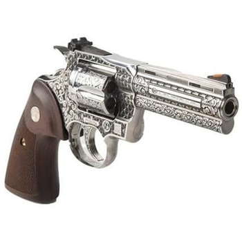 Colt Firearms Python Special Edition Engraved Stainless .357 Mag / .38 SPL 4.25" Barrel 6-Rounds - $2499.99 ($9.99 S/H on Firearms / $12.99 Flat Rate S/H on ammo) - $2,499.99