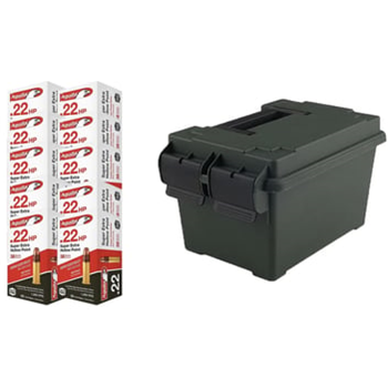 Aguila 22LR 38gr CP HP 1250 Rounds w/ Ammo Can - $66.99 - $66.99