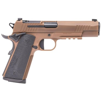 Sig Sauer 1911 X-Series 45 ACP 5" BBL (2)8RD Mags SAO Coyote Tan - $1499.99 - $1,499.99