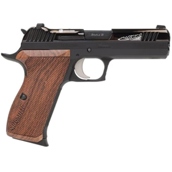 Sig Sauer P210 Carry Custom Works 9mm 4.1" 8rd Black/Brown - $1049.98 ($7.99 Shipping On Firearms) - $1,049.98