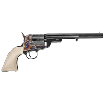 Uberti Outlaws &amp; Lawmen "Wild Bill" .38 Spl 7.5" 1851 Navy Conversion Blued, C/H, Ivory Grip Revolver - $831.00 (Free Shipping over $250) - $831.00