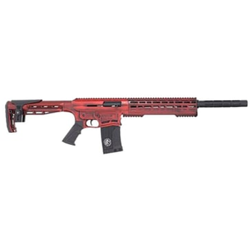 Garaysar Fear-116 12 Gauge 20" 5rd Semi-Auto Shotgun, Battle Red - FEAR-116-Red BW - $229.99 - $229.99