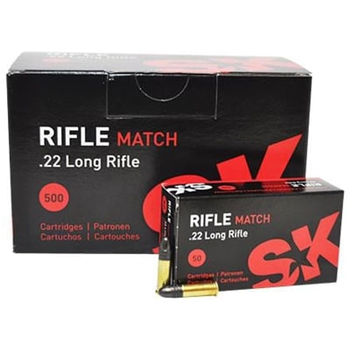 SK Rifle Match 22 LR 40 Grain 500 Round Brick - $114.99 - $114.99
