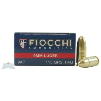 Fiocchi 9mm 115gr FMJ 1,000 Round Case - $239.80 - $239.80