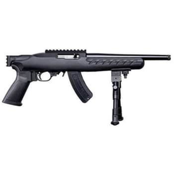 Ruger 22 Charger 22LR 10" 15rd Pistol w/ Threaded Barre + Bi-Pod Black Synthetic - $362.99 (Free S/H on Firearms) - $362.99