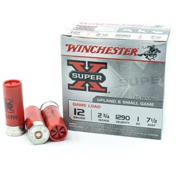 Winchester SUPER X 12 Ga #7.5 Shot 2.75? 1 oz. 1290 FPS - $87.99 - $87.99
