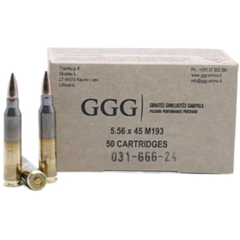 GGG 5.56x45mm 55 Grain FMJ M193 1200 Rnd - $599.99 + Free Shipping - $599.99