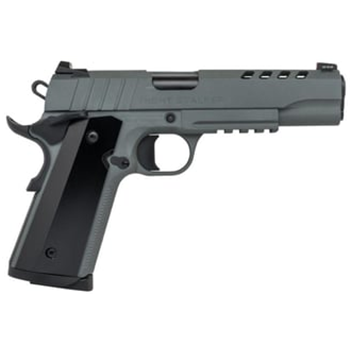 Tisas Night Stalker 5" 9rd 9mm Pistol, Platinum Gray - $469.99 - $469.99