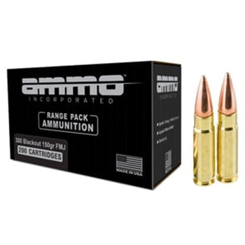 Ammo Inc Range Pack .300 Blackout Ammo 150gr FMJ 200rds - $114.99 - $114.99