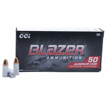CCI Blazer 9mm 115 Grain FMJ Aluminum Case 1000 Rnd - $219.99