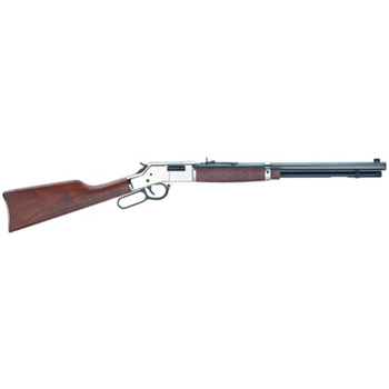 Henry Big Boy Silver Lever Action 45LC 20" Barrel Nickel Finish Receiver Walnut Stock Adj Sights 10 Rounds - $799.98 ($7.99 Shipping On Firearms) - $799.98