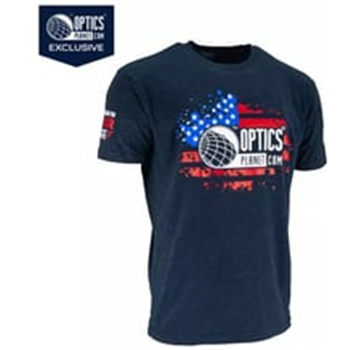 OpticsPlanet Exclusive OpticsPlanet 20th Anniversary T-Shirt Men's (Medium, Small) Navy Blue - $3.05 (Free S/H over $49 + Get 2% back from your order in OP Bucks)