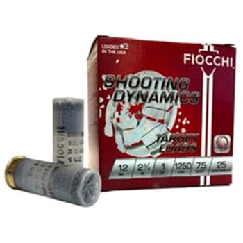 Fiocchi 12 Gauge Ammunition Target Loads 12SD1X75 2-3/4” 7.5 Shot – 250 rounds - $84.99 ($8.99 Flat Rate Shipping) - $84.99