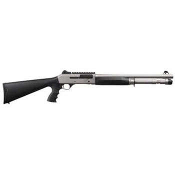 Panzer Arms M4 Marine Grade Tactical 12 Gauge 3" 18.5" 5rd Semi-Auto Shotgun Nickel - $469.99 (Free S/H on Firearms) - $469.99