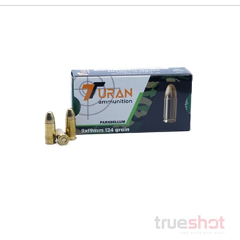Turan - 9mm - 124 Grain - FMJ - 1000 rounds - $229.99 - $229.99