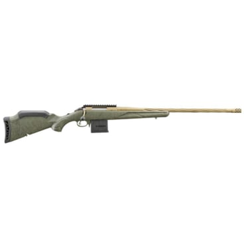 Ruger American Predator Rifle Gen II Green Splatter / Bronze 6MM ARC 22" Barrel 10-Rounds - $503.99 ($9.99 S/H on Firearms / $12.99 Flat Rate S/H on ammo) - $503.99