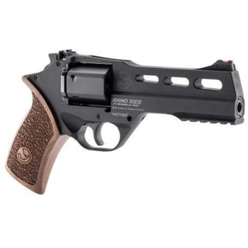 Chiappa Firearms Rhino 50DS 357 Mag 38 Special Double / Single Action Revolver, 5", Black Finish - $889.99 ($9.99 S/H on Firearms / $12.99 Flat Rate S/H on ammo)