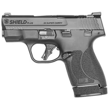 Smith and Wesson Shield Plus Optics Ready 30 Super Carry 3.1" Barrel 16-Round Thumb Safety - $299.99 ($9.99 S/H on Firearms / $12.99 Flat Rate S/H on ammo)