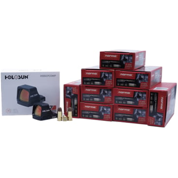 Bundle Deal: Holosun 507 Comp and 500 Rounds of Norma 9mm - $464.99
