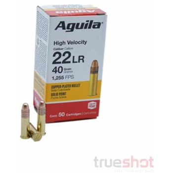 Aguila 22 Long Rifle 40 Grain CP-HVSP 2000 Rnd - $124.99 - $124.99