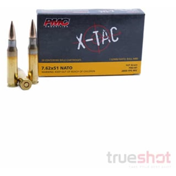 PMC - X-TAC - 7.62x51 - 147 Grain - FMJBT - 500 rounds - $464.99 - $464.99