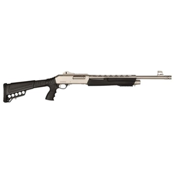 Dickinson XX3 Tactical 20" 12 Ga Shotgun 3" Pump, Silver Marinecote - $169.99 - $169.99