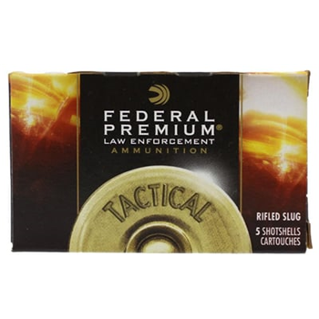 Federal 12 Ga 2 3/4 Tactical 1300 fps Hydra-Shok 1oz slug 5/Box - $3.99 - $3.99